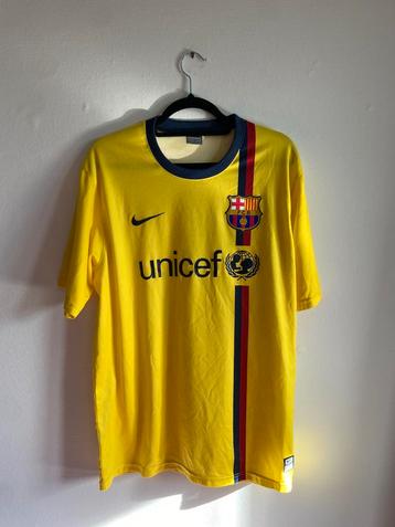 Origineel FC Barcelona 08/09 L thuisshirt beschikbaar voor biedingen