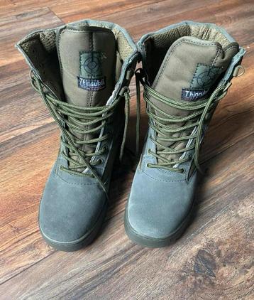 Groene hoge boots van Thinsulate, nog NIEUW! Mt 41 beschikbaar voor biedingen