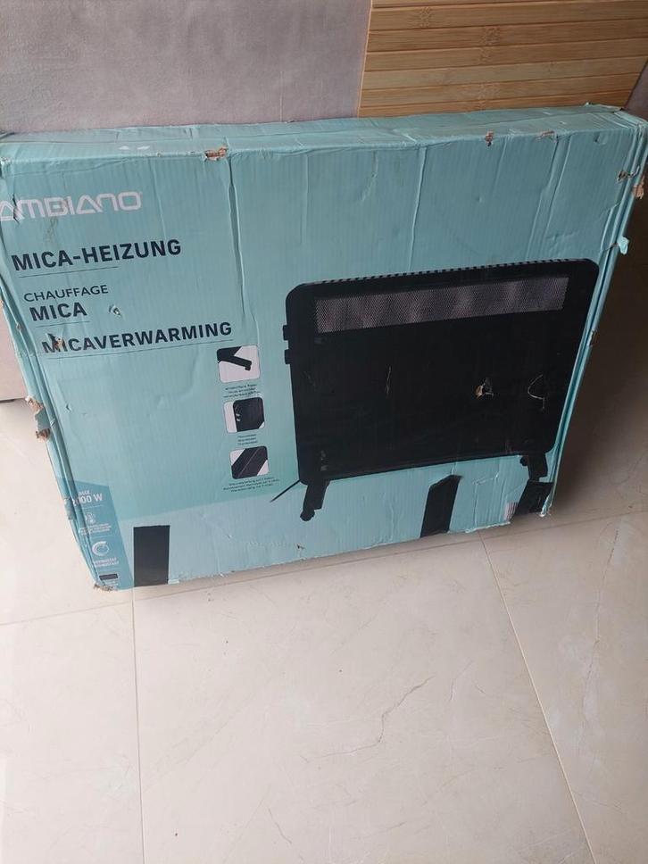 Ambiano Mica Verwarming - Nieuw in doos, Huis en Inrichting, Kachels, Nieuw, Vrijstaand, Overige soorten, Elektrisch, Ophalen