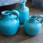 Drie vazen Riverdale, Huis en Inrichting, Woonaccessoires | Vazen, Ophalen, Overige kleuren, Minder dan 50 cm, Glas