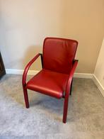 Leolux Cimaronne eetkamerstoelen (4x) rood leer, Ophalen