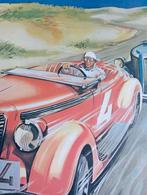 Poster Affiche Prijs van Zandvoort 1939, Verzamelen, Ophalen of Verzenden, Zo goed als nieuw, A1 t/m A3