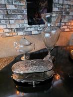 Baroque 3 delig tafelstel zilverkleur, Ophalen of Verzenden