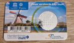 Zwaar verzilverde €5,- munt - Het Molen Vijfje, Koningin Beatrix, Zilver, Euro's, Ophalen of Verzenden