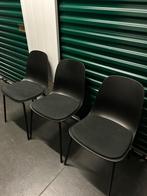 3 Black Leen Bakker Chairs, Ophalen, Gebruikt, Drie, Zwart