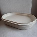 Tupperware Vintage Ovale Dubbele Serveer schaal, Ophalen of Verzenden, Schaal