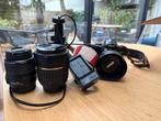 Nikon D5000 + 3 lenzen + accessoires, Audio, Tv en Foto, Fotocamera's Digitaal, Gebruikt, Spiegelreflex, Ophalen of Verzenden