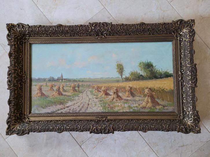 schilderij A.Broekman, Antiek en Kunst, Kunst | Schilderijen | Klassiek, Ophalen