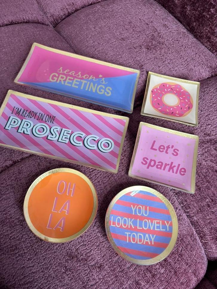 Tapas bordjes set of per stuk, Huis en Inrichting, Keuken | Servies, Zo goed als nieuw, Bord(en), Overige stijlen, Ophalen of Verzenden