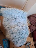 Plaid blauw/wit, Huis en Inrichting, Ophalen of Verzenden, Gebruikt