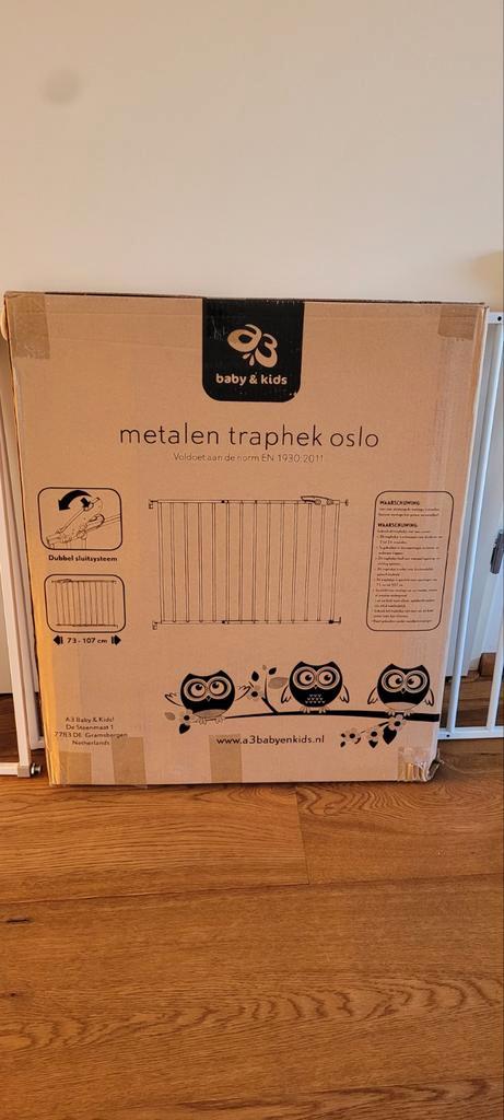 Traphekje - Nieuw in verpakking / Baby&Kids traphekje Oslo, Kinderen en Baby's, Traphekjes, Nieuw, 100 tot 115 cm, Ophalen