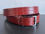 Nieuwe croco print riem taillemaat 105cm, Overige kleuren, -, Echt leder, -