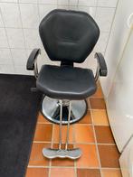 Kapperstoel,-barbierstoel,-behandelstoel, Huis en Inrichting, Stoelen, Ophalen, Zwart, Zo goed als nieuw, Metaal