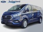 Ford Transit Custom 300 2.0 TDCI L2H1 Limited DC Automaat |, Auto's, Euro 6, 4 cilinders, Blauw, Lichtsensor
