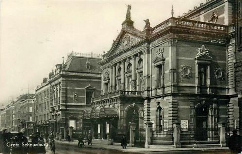 (304-060-001) Rotterdam Grote Schouwburg, Verzamelen, Ansichtkaarten | Nederland, Zuid-Holland, Verzenden