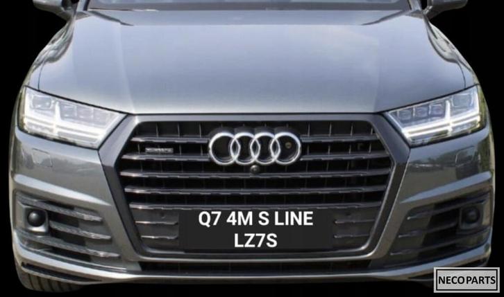 AUDI Q7 4M MATRIX SLINE LZ7S COMPLEET VOORKOP BUMPER KOPLAMP, Auto-onderdelen, Carrosserie en Plaatwerk, Achterklep, Audi, Achter