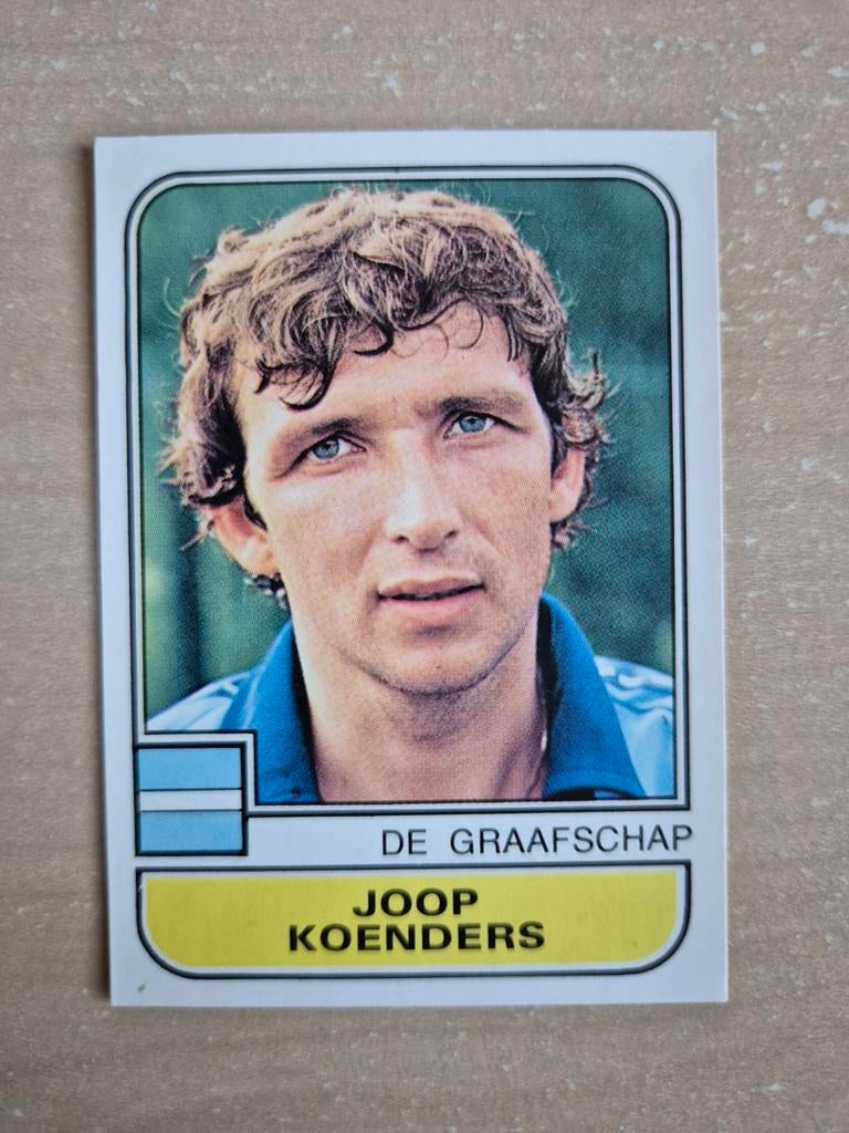 Panini Voetbal 82 Joop Koenders De Graafschap, Ophalen of Verzenden, Zo goed als nieuw, Ajax, Poster, Plaatje of Sticker