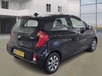 Kia Picanto 1.0 CVVT EconomyPlusLine 1e Eig. 81.300 km +NAP, Auto's, Kia, Stof, Gebruikt, 4 stoelen, Zwart