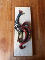 Vogel relief muur decoratie wand haan pauw retro, Ophalen, Huis en Inrichting