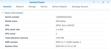 Synology Diskstation DS 415 play met 4 stuks 1.5TB HDD beschikbaar voor biedingen
