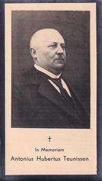 Teunissen Antonius 1872 Weert 1933, Ophalen of Verzenden, Bidprentje