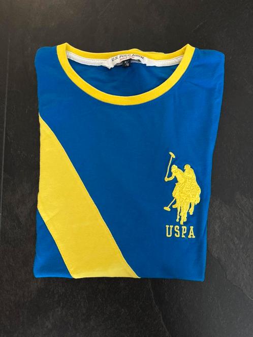 US polo t-shirt, Kleding | Heren, T-shirts, Zo goed als nieuw, Maat 48/50 (M), Blauw, Ophalen of Verzenden