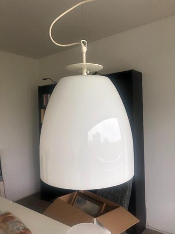 Retro IKEA hanglamp melkglas