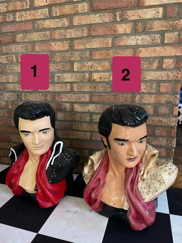 Verschillende beelden Elvis, Marilyn Monroe, Laurel en Hardy beschikbaar voor biedingen