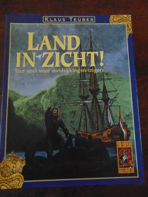 Land in Zicht Spel van 999 Games, Hobby en Vrije tijd, Gezelschapsspellen | Bordspellen, Zo goed als nieuw, Ophalen of Verzenden