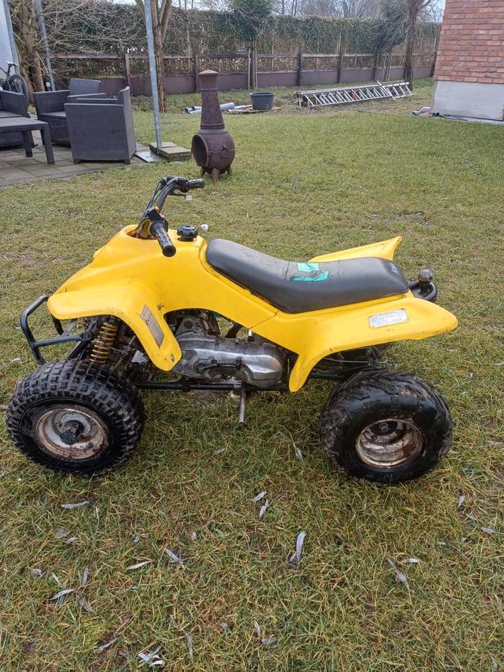 Quad 70cc loopt goed, Fietsen en Brommers, Scooters | Piaggio, Overige modellen, Tweetakt, Ophalen