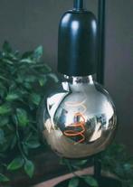 Led filament lampen - rookglas - goudkleurig - 9,5cm, Nieuw, E27 (groot), Ophalen of Verzenden, Led-lamp