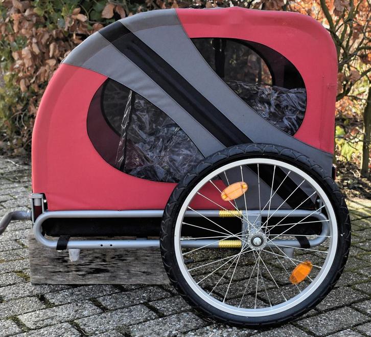 Te koop: Fietskar DoggyRide Original Rood, Dieren en Toebehoren, Honden-accessoires, Gebruikt, Ophalen