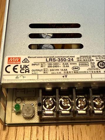 Mean Well LRS‑350‑24 power supply beschikbaar voor biedingen