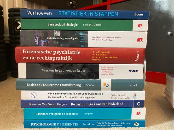Studieboeken (integrale veiligheidskunde en social work), Boeken, Studieboeken en Cursussen, Zo goed als nieuw, HBO, Alpha, Ophalen of Verzenden