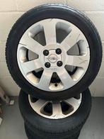 Opel Corsa C Velgen + Zomerbanden 15 inch, Auto-onderdelen, Banden en Velgen, Ophalen, Gebruikt, 15 inch, Banden en Velgen