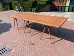 Mooie grote tafel!, 200 cm of meer, Ophalen of Verzenden, Zo goed als nieuw, 75 cm of meer