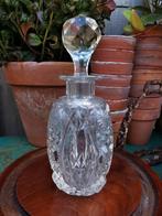 Oude parfumfles geslepen glas zware kwaliteit +-15cm Miekje, ., Ophalen of Verzenden, Zo goed als nieuw, .