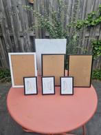 7 fotolijstjes 3xA6 3xA4 1xA3, Ophalen of Verzenden, Gebruikt
