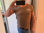 New York State 1985 Tommy Hilfiger t-shirt, Bruin, Tommy Hilfiger, Ophalen of Verzenden, Zo goed als nieuw