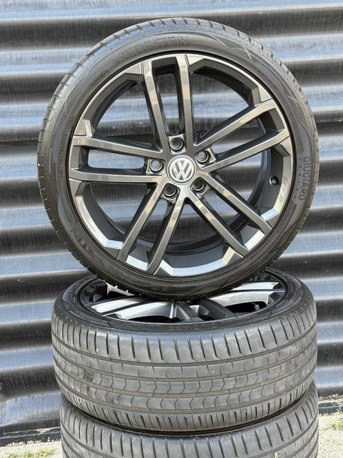 18” Orig Vw Nogaro Golf 7 6 Jetta touran Caddy velgen Banden, Auto-onderdelen, Banden en Velgen, Band(en), Zomerbanden, 18 inch