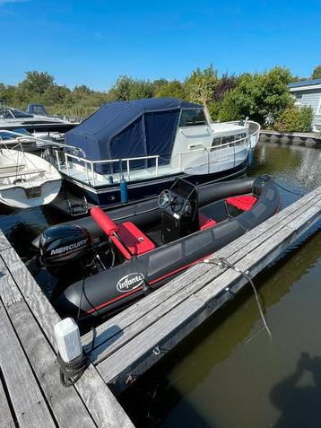 Infanta rib 4,4 met 40pk motor en afdenkzeil beschikbaar voor biedingen