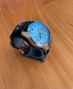 Fossil  horloge Coachman zilverkleurig, Overige materialen, Leer, Polshorloge, Zo goed als nieuw