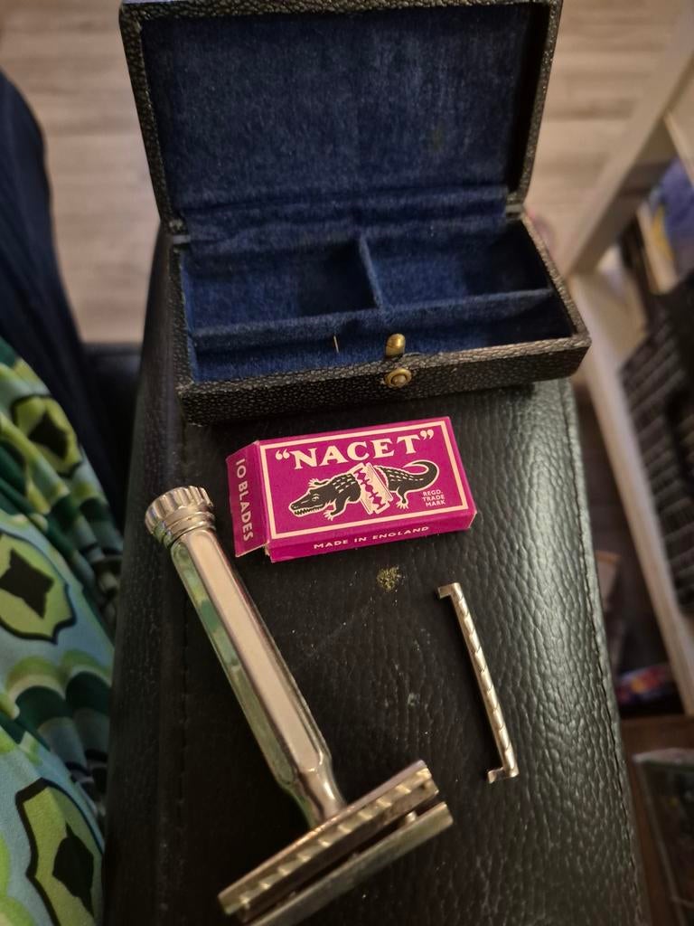 Vintage Scheermes met Beschadiging, Ophalen of Verzenden, Gebruikt, Overige typen