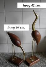 VOGEL HOUT MET KOPER, 2 STUKS OOIEVAAR, LUXE UITVOERING, Ophalen of Verzenden, Zo goed als nieuw