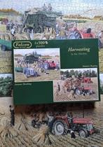 Falcon de luxe puzzel 'harvesting' 2x 500 stukjes, Hobby en Vrije tijd, Ophalen, 500 t/m 1500 stukjes, Zo goed als nieuw, Legpuzzel