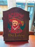 Dartbord kast Kings Head Pub & Lodging, Sport en Fitness, Darts, Ophalen of Verzenden, Gebruikt, Dartbord