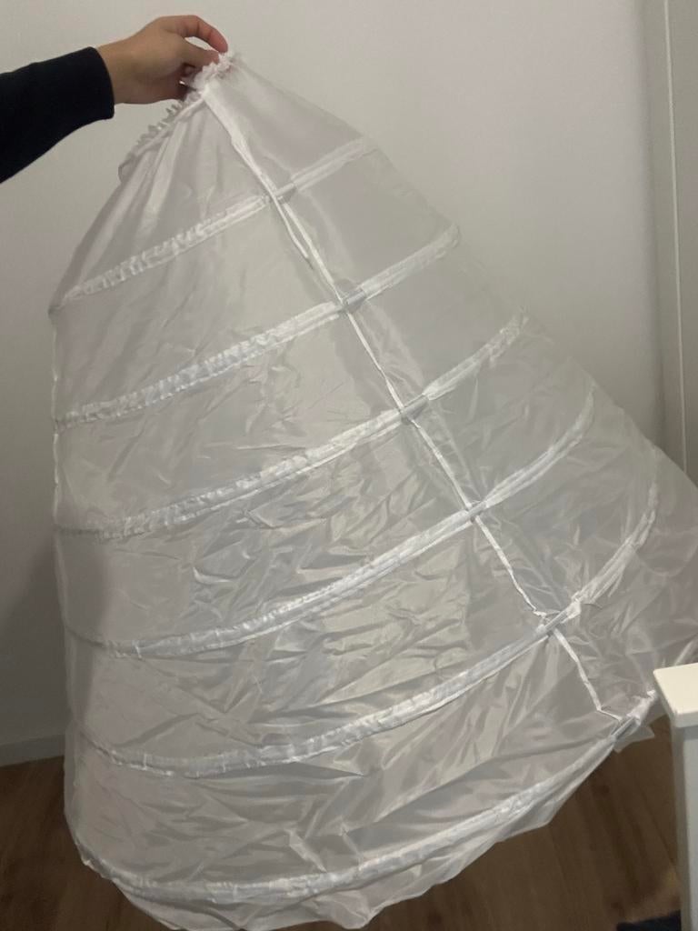 Hoepelrok voor bruidsjurk, Ophalen of Verzenden, Zo goed als nieuw, Wit, Accessoires