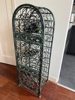 Gietijzeren vintage wijnrek, 45 flessen, ca. 120x40x35, Huis en Inrichting, Ophalen, Gebruikt, 25 flessen of meer, Metaal