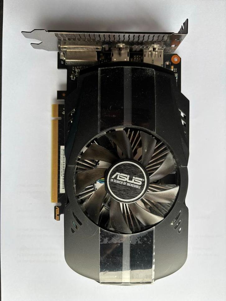 ASUS PH-GTX 1050Ti 4G Grafische Kaart, Computers en Software, Videokaarten, Gebruikt, Nvidia, PCI-Express 3.0, GDDR5, HDMI, DisplayPort