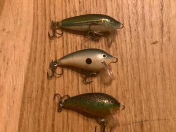 Setje Mini  Rapala,s voor de ULtra Light. beschikbaar voor biedingen